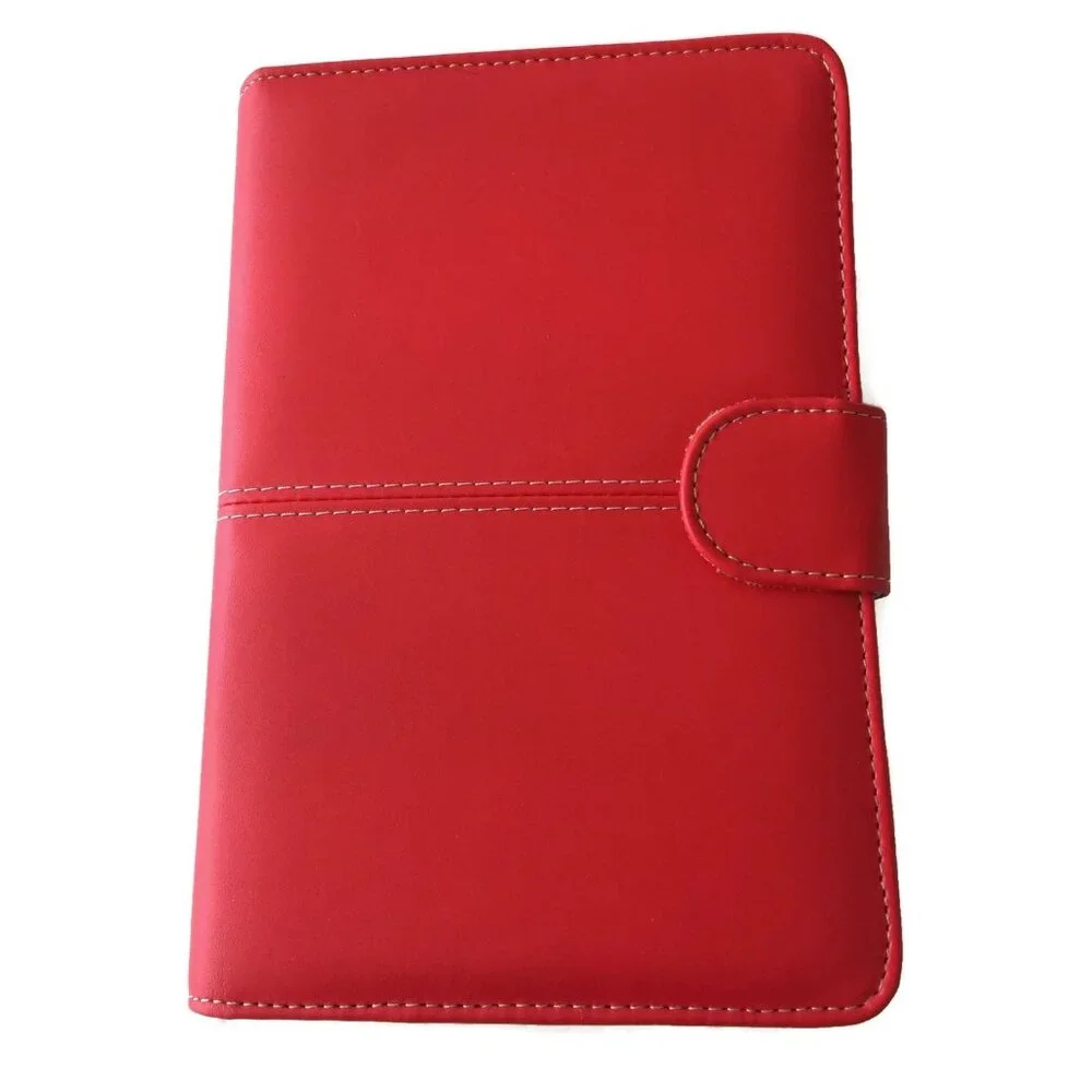 N/A red faux